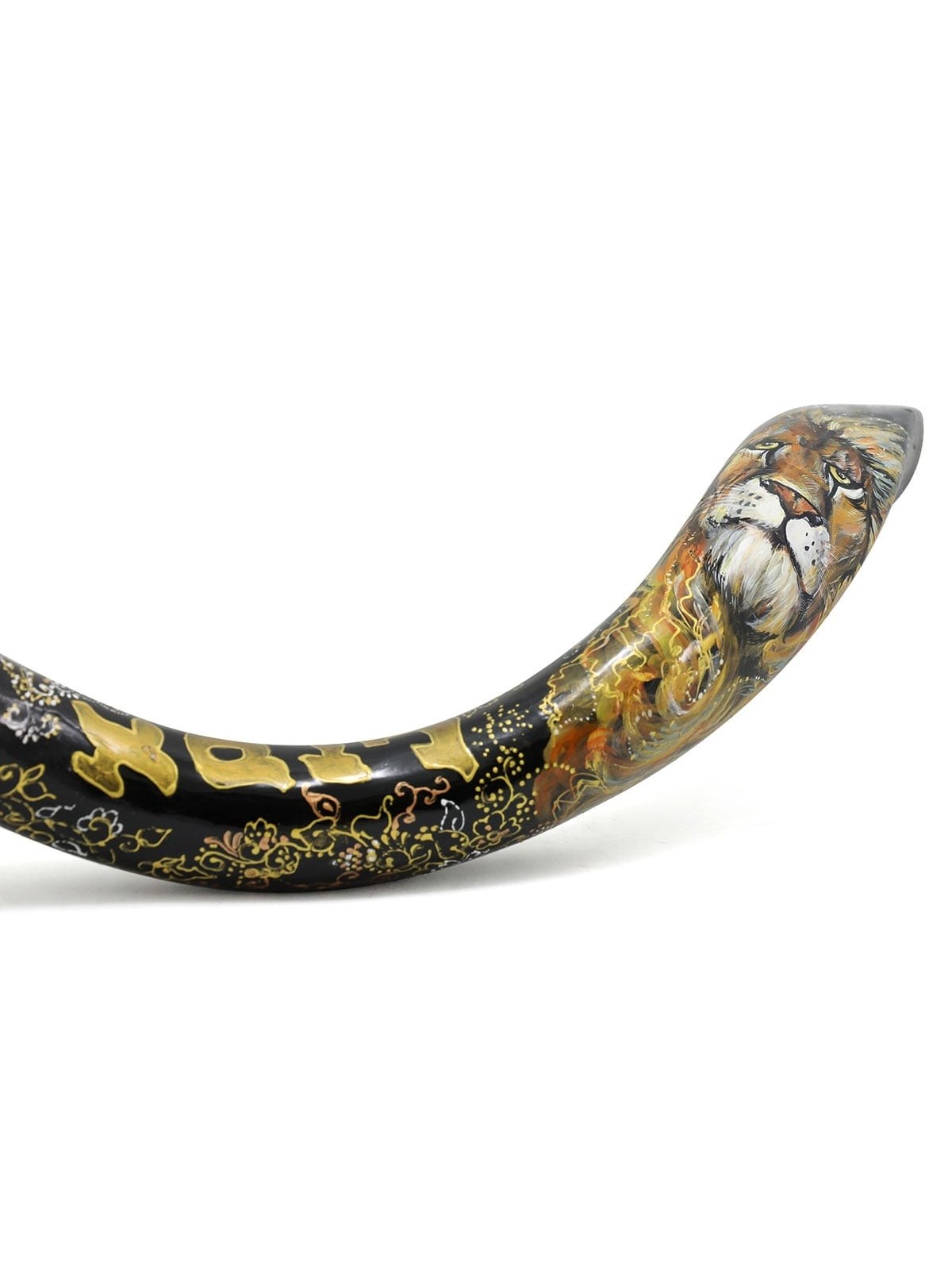Lion of Judah Hand Painted Kudu Shofar